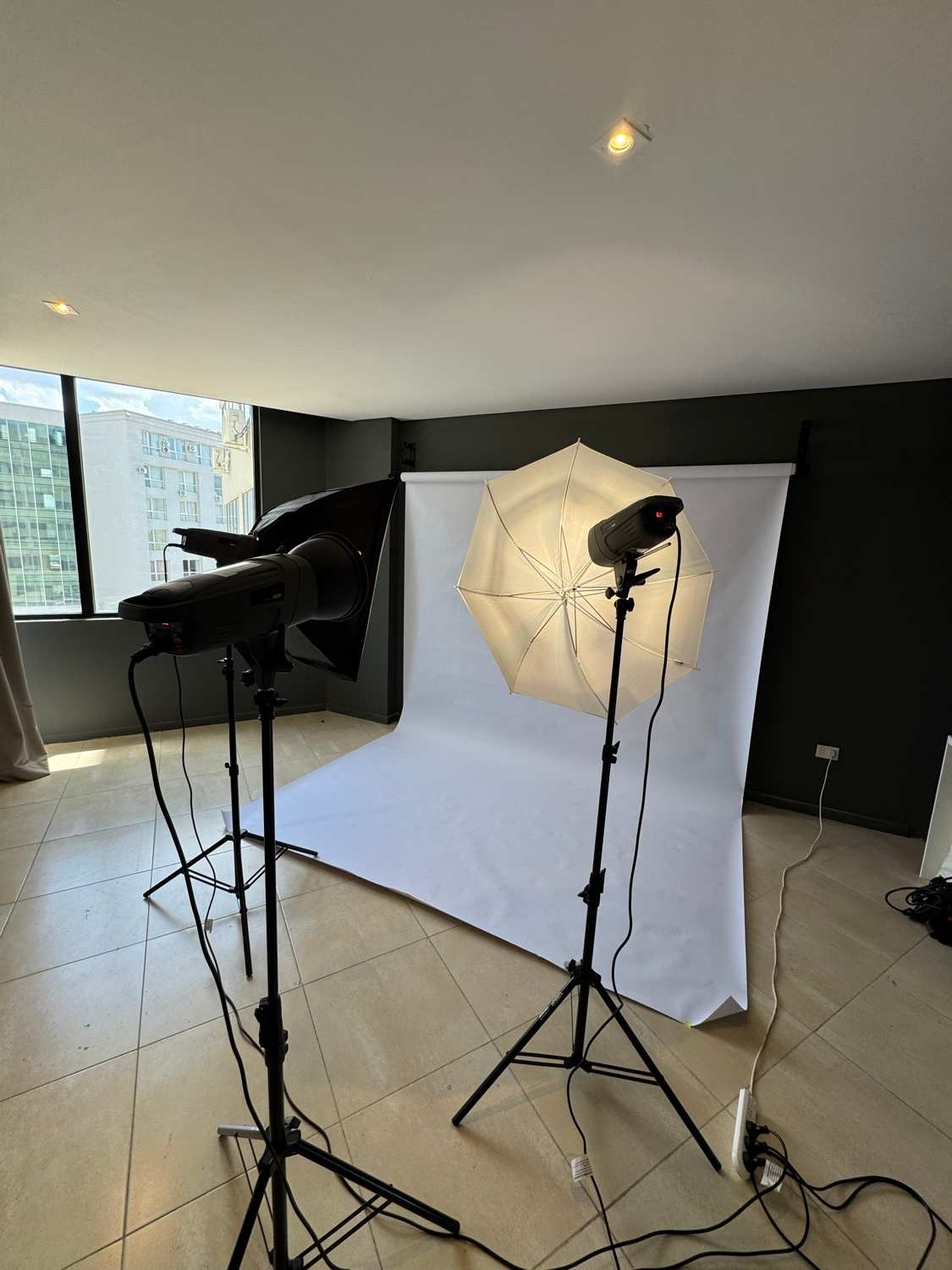 Set de fotografía del estudio HACKS